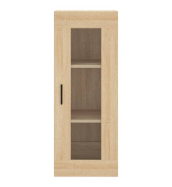 Buffet haut Chêne sonoma 34,5x34x180 cm Bois d'ingénierie