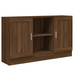 Buffet Chêne marron 120x30,5x70 cm Bois d'ingénierie