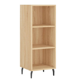 Buffet haut Chêne sonoma 34,5x34x180 cm Bois d'ingénierie