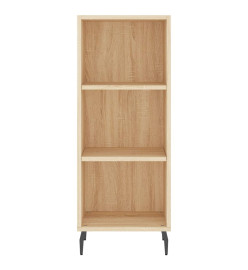 Buffet haut Chêne sonoma 34,5x34x180 cm Bois d'ingénierie