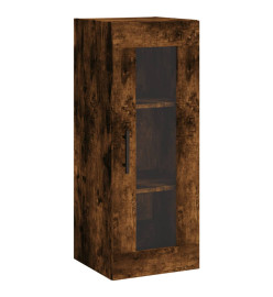 Armoire murale chêne fumé 34,5x34x90 cm