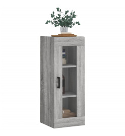 Armoire murale sonoma gris 34,5x34x90 cm