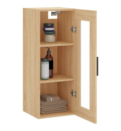 Armoire murale chêne sonoma 34,5x34x90 cm