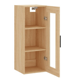 Armoire murale chêne sonoma 34,5x34x90 cm