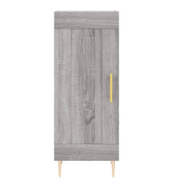 Buffet haut Sonoma gris 34,5x34x180 cm Bois d'ingénierie