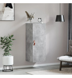 Armoire murale gris béton 34,5x34x90 cm