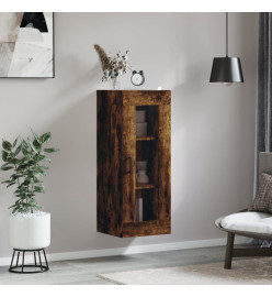 Armoire murale chêne fumé 34,5x34x90 cm