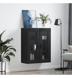 Armoire murale noir 69,5x34x90 cm