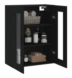 Armoire murale noir 69,5x34x90 cm