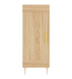 Buffet haut Chêne sonoma 34,5x34x180 cm Bois d'ingénierie