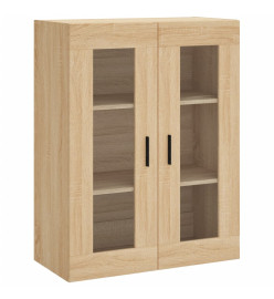 Buffet haut Chêne sonoma 69,5x34x180 cm Bois d'ingénierie