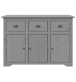 Buffet BODO gris 115x43x79,5 cm bois massif de pin