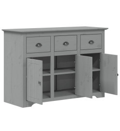 Buffet BODO gris 115x43x79,5 cm bois massif de pin