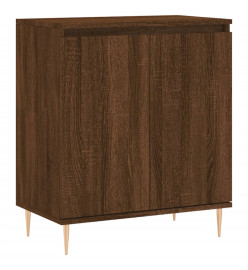 Buffet Chêne marron 60x35x70 cm Bois d'ingénierie