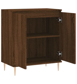 Buffet Chêne marron 60x35x70 cm Bois d'ingénierie