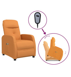 Fauteuil de massage Jaune Tissu