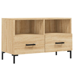 Meuble TV Chêne sonoma 80x36x50 cm Bois d'ingénierie