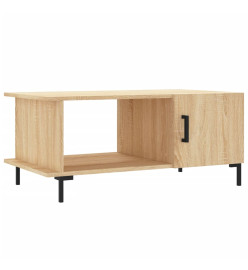 Table basse chêne sonoma 90x50x40 cm bois d'ingénierie