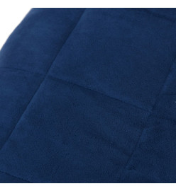 Couverture lestée Bleu 200x220 cm 13 kg Tissu