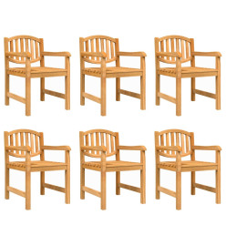 Ensemble à dîner de jardin 7 pcs Bois de teck solide