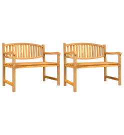 Ensemble à dîner de jardin 3 pcs Bois de teck massif