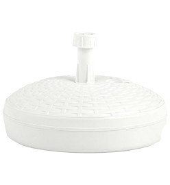 Socle de parasol rempli de sable/d'eau 20 L Plastique rotin