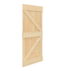 Porte 100x210 cm Bois de pin massif