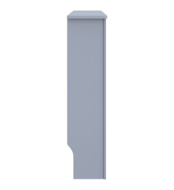 Cache-radiateur Anthracite 112x19x81 cm MDF