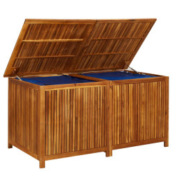 Boîte de rangement de jardin 150x80x75 cm Bois d'acacia solide