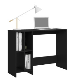 Bureau d'ordinateur portable Noir 102,5x35x75 cm Aggloméré