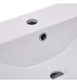 Lavabo encastré 61 x 39,5 x 18,5 cm Céramique Blanc