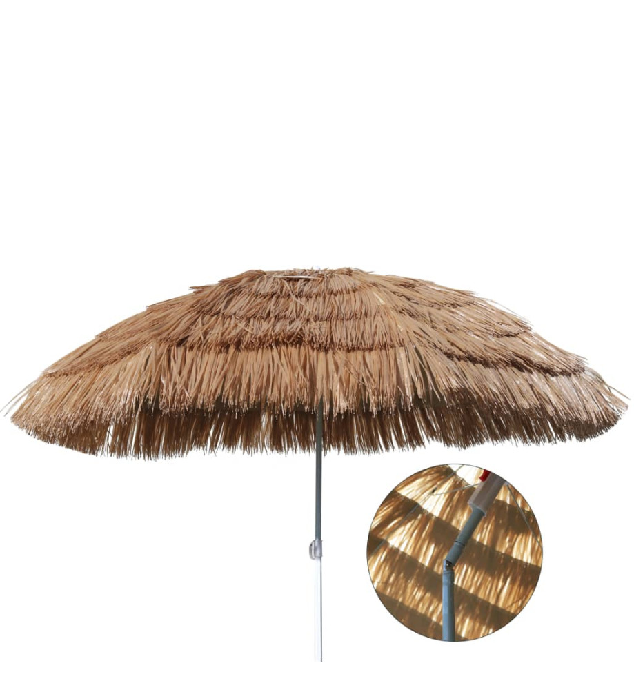 HI Parasol de plage Hawaï 160 cm Beige