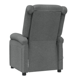 Fauteuil de massage Gris foncé Tissu