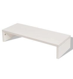 Support de moniteur Bois d’ingénierie 60x23,5x12 cm Blanc