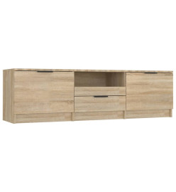 Meuble TV Chêne sonoma 140x35x40 cm Bois d'ingénierie