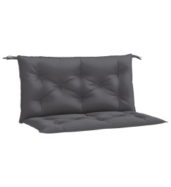 Coussins de banc de jardin 2 pcs anthracite tissu Oxford