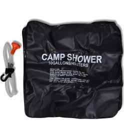 Douche solaire de camping et voyage 40 L