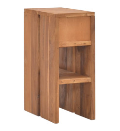 Table de chevet 20x35x50 cm Bois de teck solide