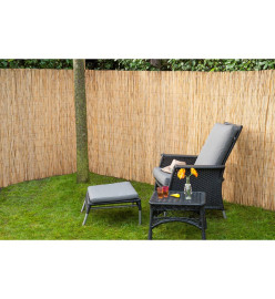 Nature 2 pcs Écrans de jardin Roseau de bambou 500 x 150 cm