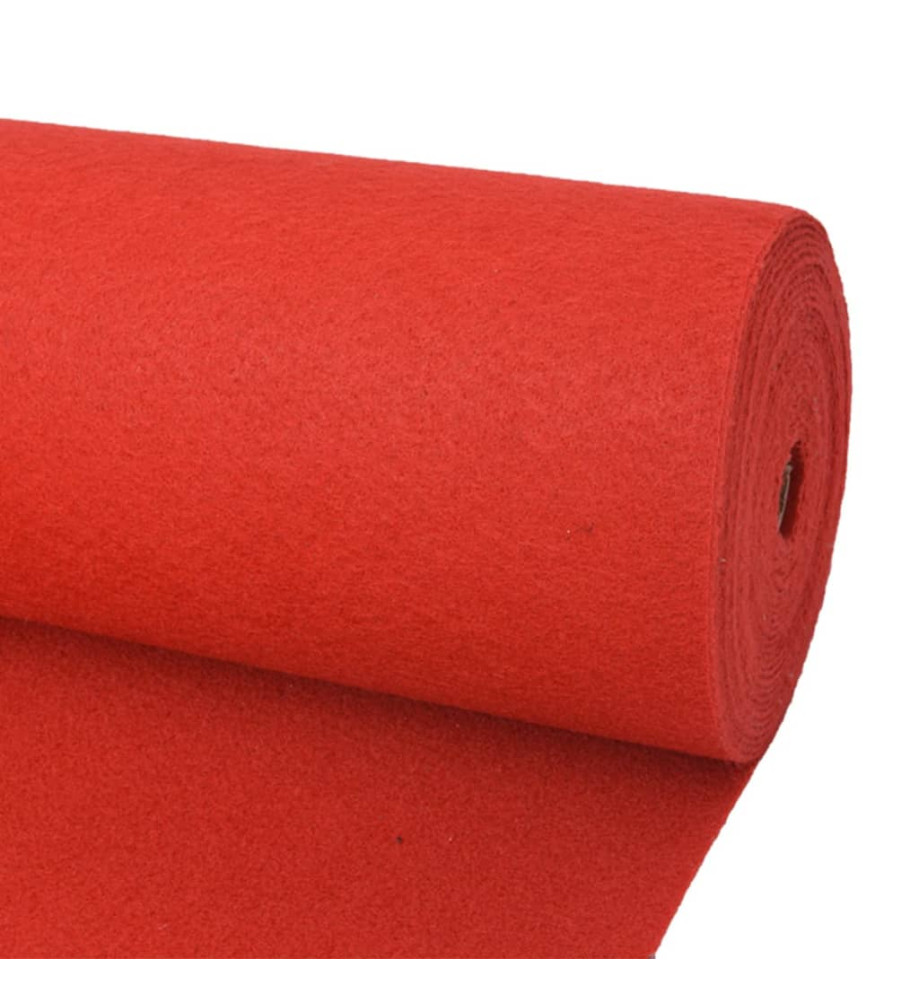 Tapis pour exposition 1 x 12 m rouge