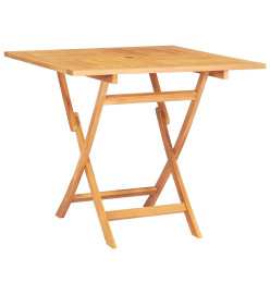 Table pliable de jardin 85x85x76 cm Bois de teck solide