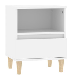 Tables de chevet 2 pcs Blanc 40x35x50 cm