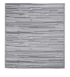 Tapis d'extérieur Gris 160x230 cm PP