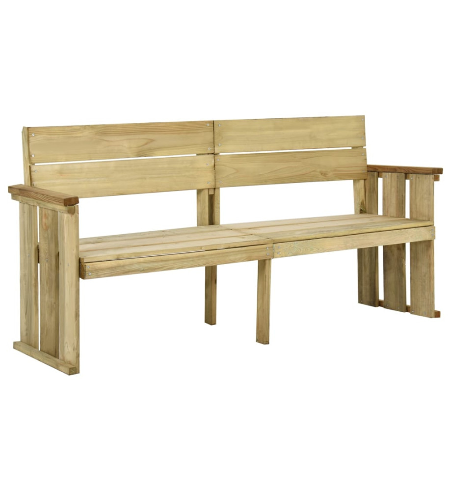 Banc de jardin 172 cm Bois de pin imprégné