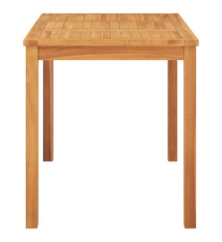 Table à dîner de jardin 120x70x77 cm Bois de teck solide