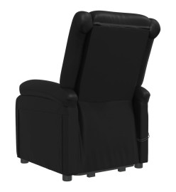 Fauteuil de massage Noir Similicuir