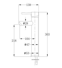 Lavabo de salle de bain avec mitigeur Céramique Rond Blanc