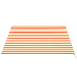 Tissu de remplacement pour auvent Jaune et orange 4x3 m