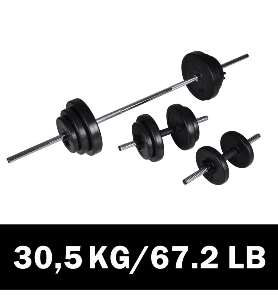 Haltère 2 pcs 30,5 kg