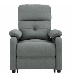 Fauteuil électrique de massage Gris foncé Tissu